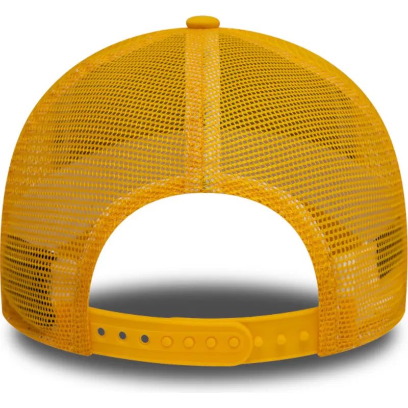 cappellino-trucker-giallo-9forty-a-frame-league-essential-dei-los-angeles-dodgers-mlb-di-new-era