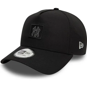 Casquette courbée noire snapback 9FORTY A Frame Metallic Patch New York Yankees MLB New Era