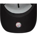 new-era-curved-brim-9forty-a-frame-metallic-patch-new-york-yankees-mlb-black-snapback-cap