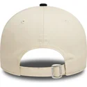 cappellino-curvo-beige-e-nero-regolabile-9forty-colour-block-di-chicago-white-sox-mlb-di-new-era