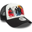 cappellino-trucker-bianco-e-nero-9forty-a-frame-graphic-dei-new-york-yankees-mlb-di-new-era