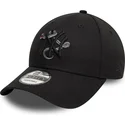 casquette-courbee-noire-ajustable-avec-logo-noir-9forty-icon-new-york-yankees-mlb-snake-new-era