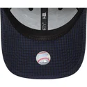 marinebla-justerbar-9forty-seersucker-kasket-fra-new-york-yankees-mlb-fra-new-era