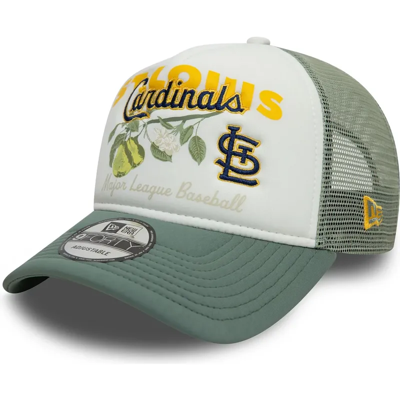 cappellino-trucker-verde-9forty-a-frame-fruit-graphic-di-st-louis-cardinals-mlb-di-new-era