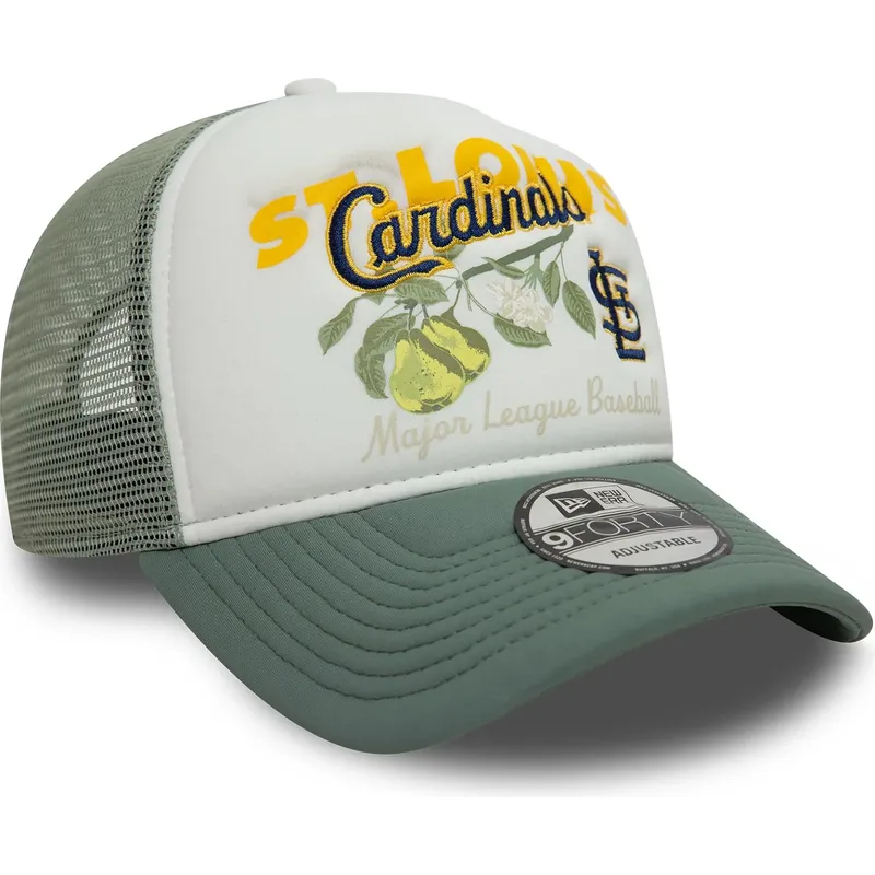 cappellino-trucker-verde-9forty-a-frame-fruit-graphic-di-st-louis-cardinals-mlb-di-new-era