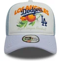 multifarbene-trucker-kappe-9forty-a-frame-fruit-graphic-der-los-angeles-dodgers-mlb-von-new-era