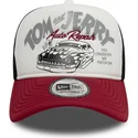 9forty-a-frame-multicolor-trucker-cap-von-tom-und-jerry-looney-tunes-von-new-era