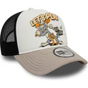 cappellino-trucker-bianco-beige-e-nero-9forty-a-frame-di-tom-e-jerry-looney-tunes-di-new-era