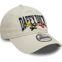 cappellino-curva-beige-regolabile-9twenty-washed-di-daffy-duck-looney-tunes-di-new-era