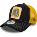 cappellino-trucker-nero-e-giallo-9forty-a-frame-summer-patch-di-beat-the-heat-di-new-era