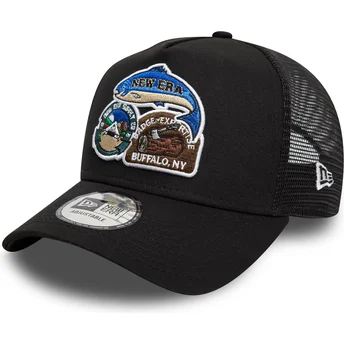 Gorra trucker negra 9FORTY A Frame Outdoor Patch de New Era