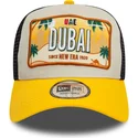 czapka-trucker-bezowo-zolta-9forty-a-frame-license-plate-z-dubaju-miasta-i-plaze-od-new-era