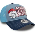 trucker-kappe-blau-9forty-a-frame-graphic-von-attitude-is-everything-von-new-era