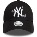 new-era-curved-brim-women-9twenty-icon-butterflies-new-york-yankees-mlb-black-adjustable-cap