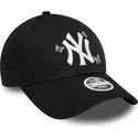 new-era-curved-brim-women-9twenty-icon-butterflies-new-york-yankees-mlb-black-adjustable-cap