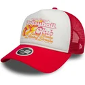cappello-trucker-bianco-e-rosso-da-donna-9forty-a-frame-foam-di-miami-beach-citta-e-spiagge-di-new-era