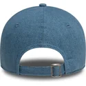 cappellino-curvo-blu-regolabile-da-donna-9forty-denim-icon-heart-dei-los-angeles-dodgers-mlb-di-new-era