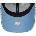 cappello-curvo-blu-regolabile-da-donna-9forty-tweed-dei-new-york-yankees-mlb-di-new-era