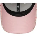 cappellino-curvo-rosa-regolabile-da-donna-con-logo-rosa-9forty-tweed-dei-new-york-yankees-mlb-di-new-era