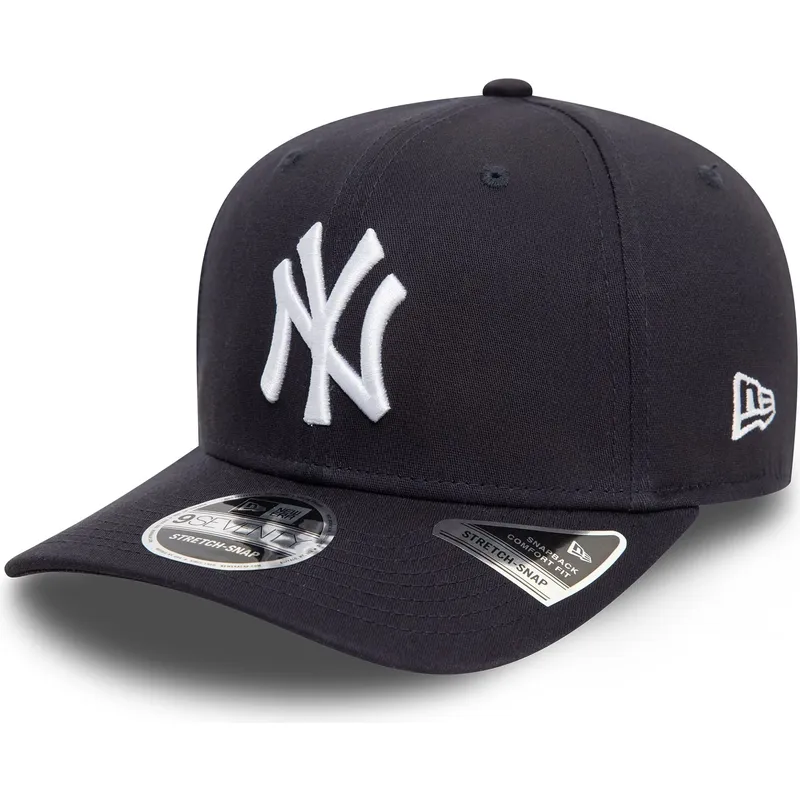 cappellino-curvo-blu-marino-snapback-9seventy-stretch-snap-di-new-york-yankees-mlb-di-new-era