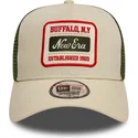 gorra-trucker-beige-y-verde-9forty-a-frame-patch-de-new-era