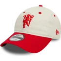 cappellino-curvo-bianco-e-rosso-regolabile-9twenty-contrast-visor-del-manchester-united-football-club-premier-league-di-new-era