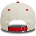 cappellino-curvo-bianco-e-rosso-regolabile-9twenty-contrast-visor-del-manchester-united-football-club-premier-league-di-new-era