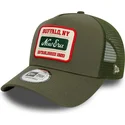 grune-9forty-a-frame-patch-trucker-kappe-von-new-era