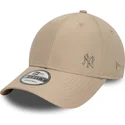 casquette-courbee-marron-claire-ajustable-9forty-flawless-new-york-yankees-mlb-new-era