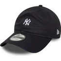 justerbar-9twenty-marinebla-buet-kasket-med-mini-logo-fra-new-york-yankees-mlb-fra-new-era