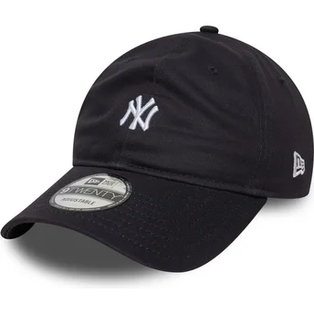Regulowana granatowa czapka z zakrzywionym daszkiem 9TWENTY Mini Logo New York Yankees MLB New Era