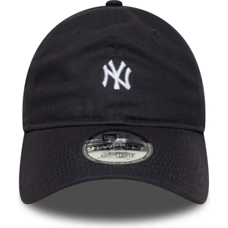 marinbla-justerbar-9twenty-mini-logo-new-york-yankees-mlb-keps-fran-new-era