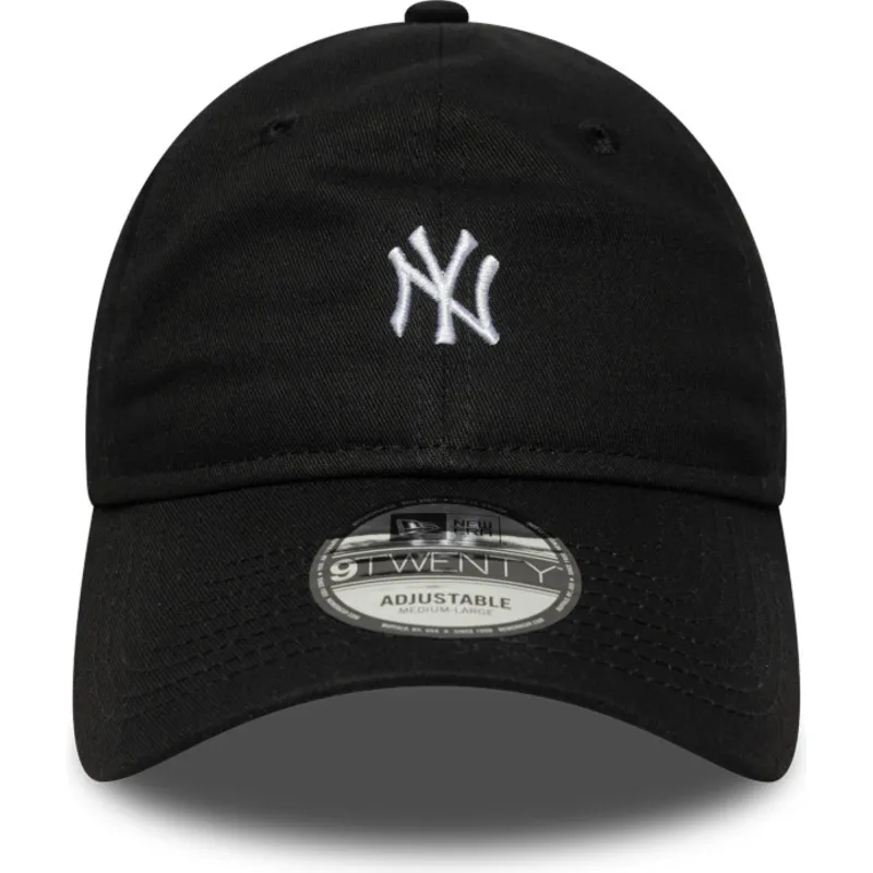 cappellino-curvo-nero-regolabile-9twenty-mini-logo-dei-new-york-yankees-mlb-di-new-era