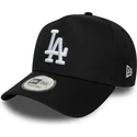 schwarze-snapback-kappe-e-frame-league-essential-der-los-angeles-dodgers-mlb-von-new-era