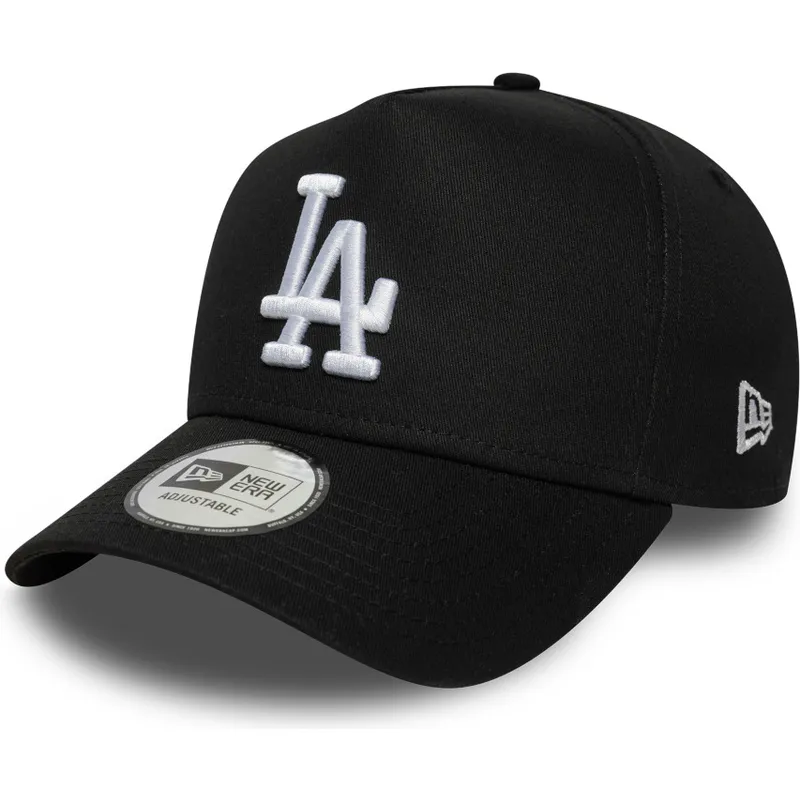 sort-curved-snapback-kasket-e-frame-league-essential-fra-los-angeles-dodgers-mlb-fra-new-era