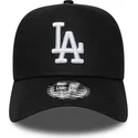 schwarze-snapback-kappe-e-frame-league-essential-der-los-angeles-dodgers-mlb-von-new-era