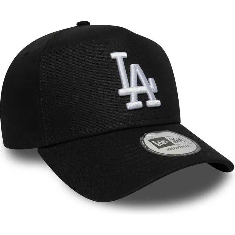los-angeles-dodgers-mlb-new-era-svart-snapback-kurvad-keps-e-frame-league-essential