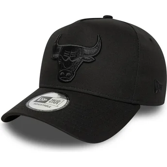 Cappellino visiera curva nero snapback E Frame Essential di Chicago Bulls NBA di New Era