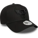 svart-bojd-keps-snapback-e-frame-essential-fran-chicago-bulls-nba-av-new-era