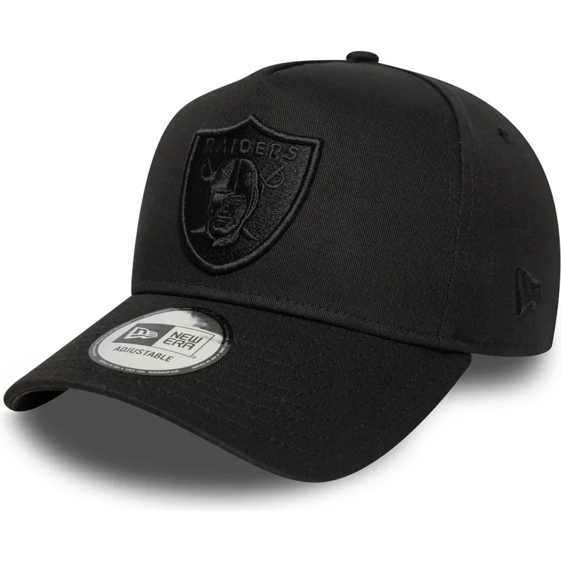 las-vegas-raiders-nfl-svart-bojd-skarm-snapback-keps-e-frame-essential-fran-new-era