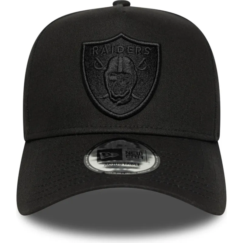 czarna-czapka-z-zakrzywionym-daszkiem-snapback-e-frame-essential-las-vegas-raiders-nfl-od-new-era
