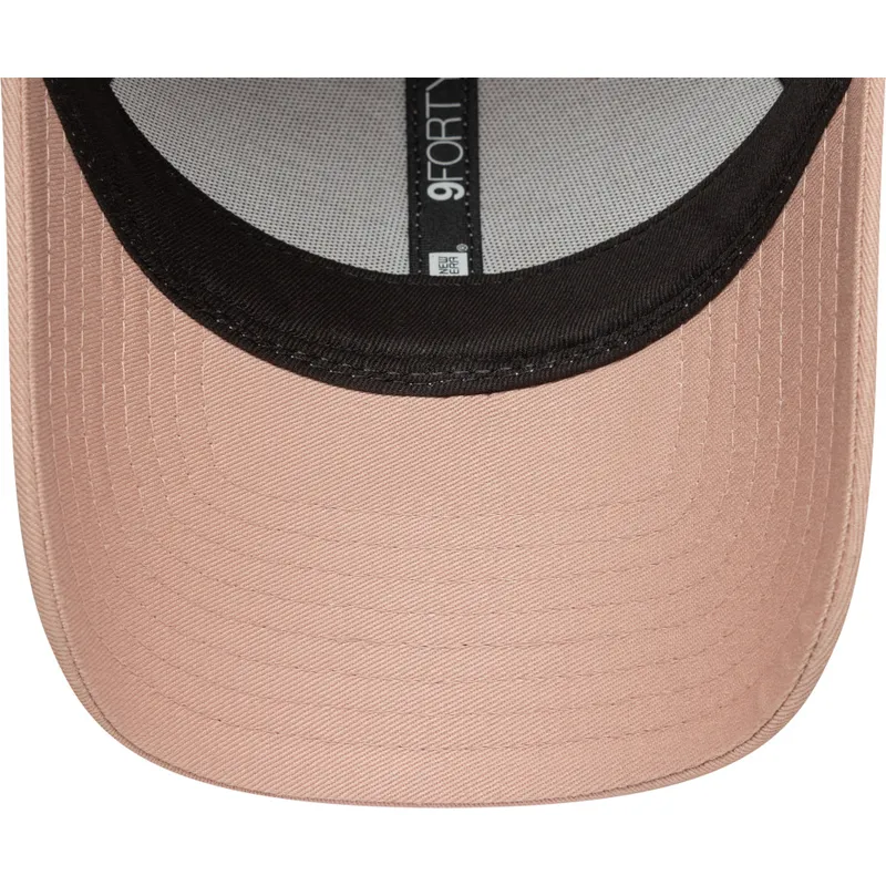 new-era-new-york-yankees-mlb-9forty-mini-logo-justerbar-rosa-bojd-keps-for-kvinnor