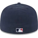 berretto-piatto-blu-navy-aderente-59fifty-a-frame-championship-side-flag-degli-atlanta-braves-mlb-di-new-era