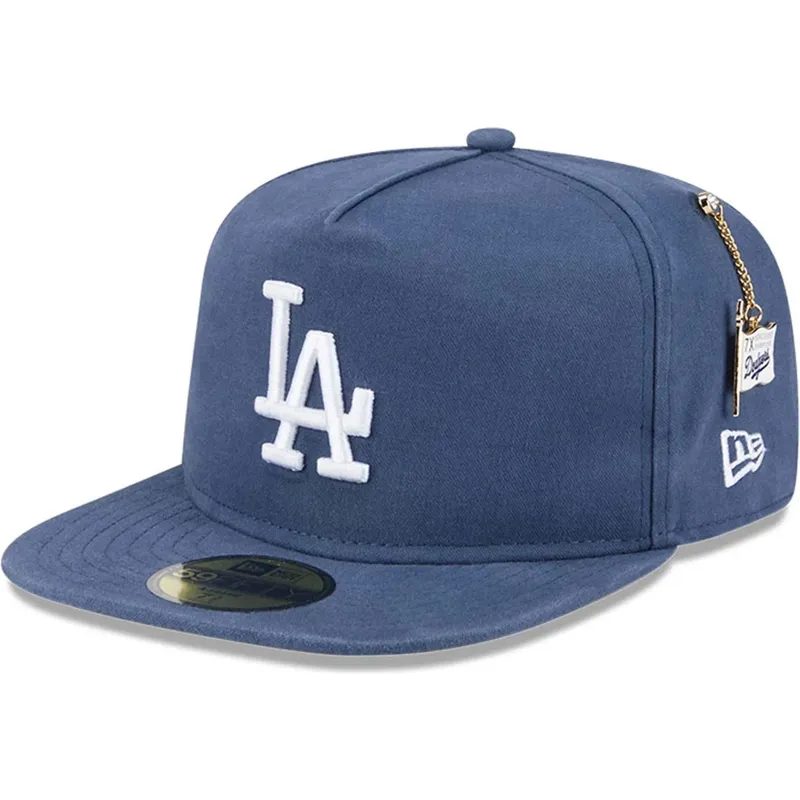 los-angeles-dodgers-mlb-new-era-59fifty-a-frame-championship-side-flag-bla-justerbar-platt-keps