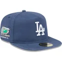 cappello-piatto-blu-aderente-59fifty-a-frame-championship-side-flag-dei-los-angeles-dodgers-mlb-di-new-era