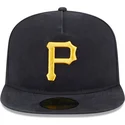 schwarze-enganliegende-59fifty-a-frame-flatcap-championship-side-flag-der-pittsburgh-pirates-mlb-von-new-era