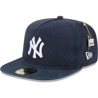 New Era New York Yankees MLB 59FIFTY A Frame Championship Side Flag navyblå fitted cap