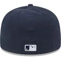 cappello-piatto-blu-navy-chiuso-59fifty-a-frame-championship-side-flag-dei-new-york-yankees-mlb-di-new-era