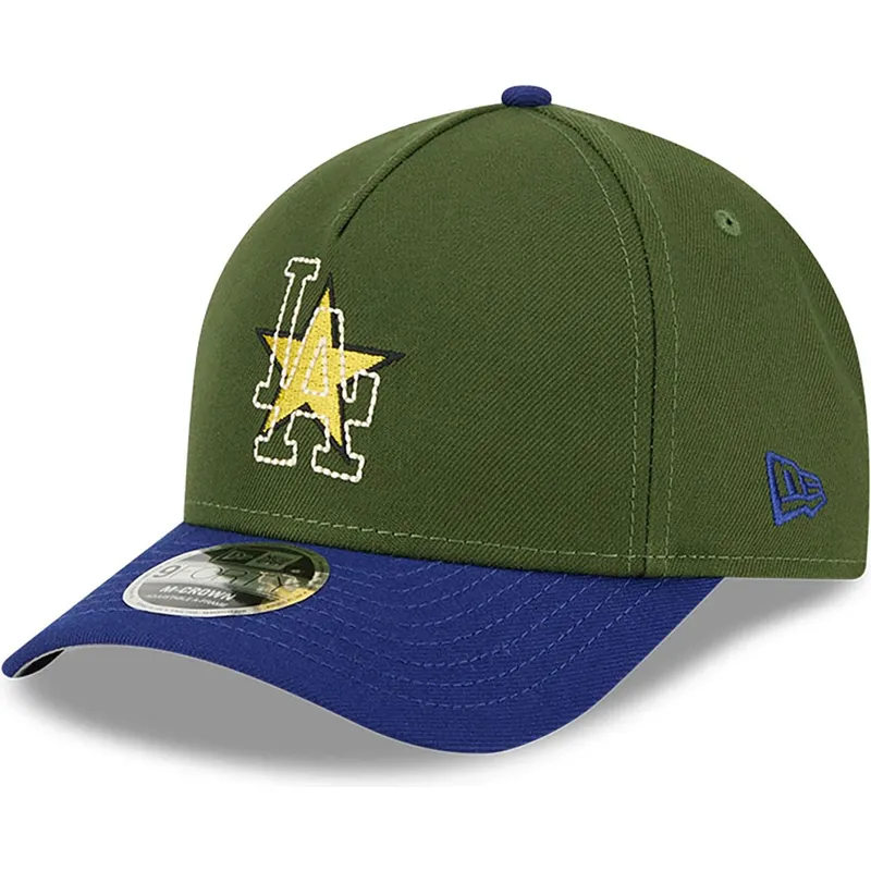 zielono-niebieska-zakrzywiona-czapka-snapback-9forty-m-crown-city-feature-los-angeles-dodgers-mlb-od-new-era