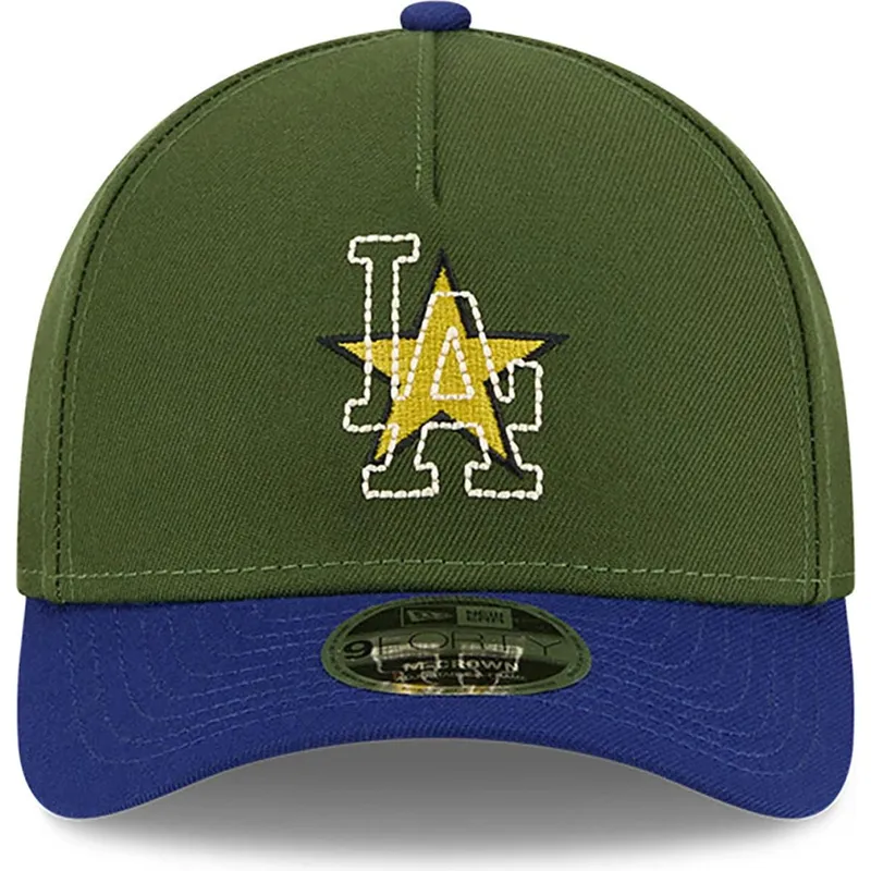 zielono-niebieska-zakrzywiona-czapka-snapback-9forty-m-crown-city-feature-los-angeles-dodgers-mlb-od-new-era